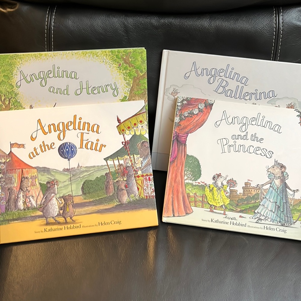 ANGELINA Series of Books (includes 4 books in the price)